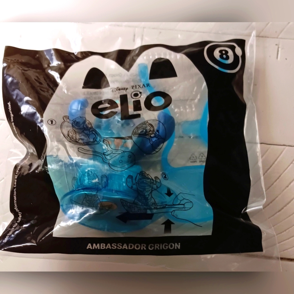 McDonald's  DISNEY PIXAR-Elio Happy Meal Toy #8 AMBASSADOR GRIGON- NEW